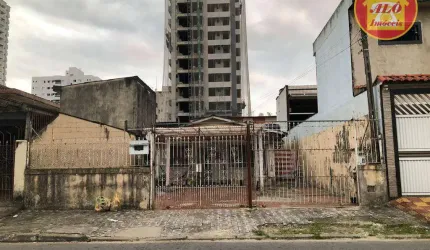 Terreno à venda, 223 m² por R$ 955.000,00 - Boqueirão - Praia Grande/SP