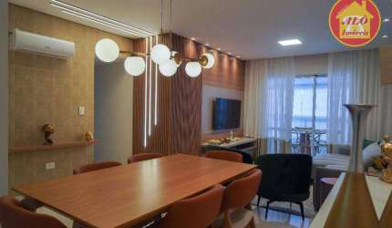 Apartamento com 3 quartos à venda, 146 m² por R$ 1.620.000 - Canto do Forte - Praia Grande/SP