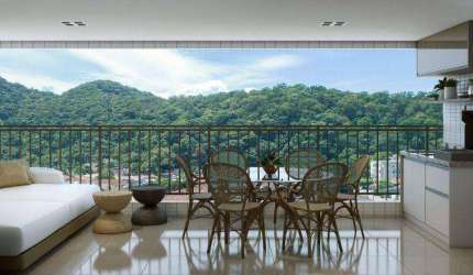 Apartamento com 3 dormitórios à venda, 105 m² por R$ 946.000,00 - Canto do Forte - Praia Grande/SP
