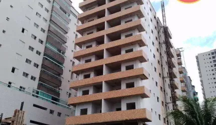 Apartamento com 1 quarto à venda, 43 m² por R$ 310.000 - Vila Guilhermina - Praia Grande/SP