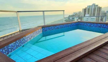 Cobertura com 5 quartos à venda por R$ 1.900.000 - Aviação - Praia Grande/SP