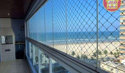 Apartamento com 2 quartos à venda, 80 m² por R$ 430.000 - Aviação - Praia Grande/SP