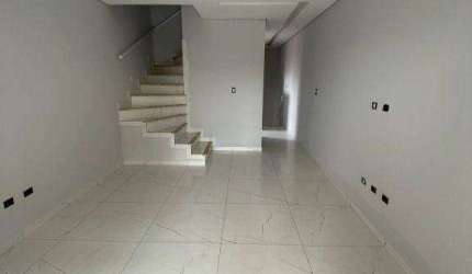 Sobrado duplex com 2 quartos à venda, 84 m² por R$ 350.000 - Maracanã - Praia Grande/SP