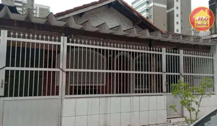 Casa com 3 quartos - lado praia - à venda, 70 m² por R$ 430.000 - Mirim - Praia Grande/SP