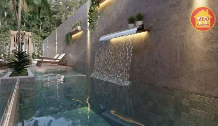 Casa com 2 quartos à venda, 33 m² por R$ 330.000 - Aviação - Praia Grande/SP
