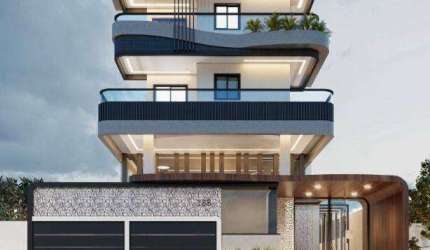 Apartamento com 2 quartos à venda, 77 m² por R$ 668.495 - Vila Guilhermina - Praia Grande/SP