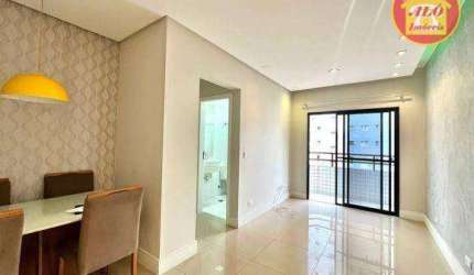 Apartamento com 1 quarto à venda, 55 m² por R$ 340.000 - Canto do Forte - Praia Grande/SP