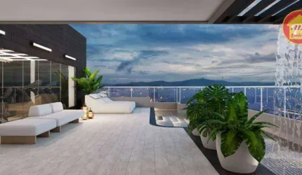 Apartamento Duplex com 2 dormitórios à venda, 97 m² por R$ 899.900 - Canto do Forte - Praia Grande/SP