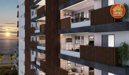 Apartamento com 2 quartos à venda, 68 m² por R$ 579.900 - Vila Guilhermina - Praia Grande/SP