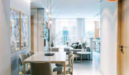 Apartamento com 2 quartos à venda, 64 m² por R$ 602.031 - Vila Guilhermina - Praia Grande/SP