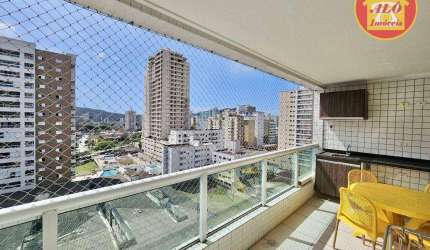 Apartamento com 2 quartos à venda, 84 m² por R$ 682.000 - Canto do Forte - Praia Grande/SP