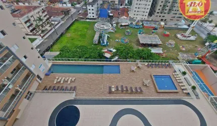 Apartamento com 1 quarto à venda, 56 m² por R$ 475.000 - Aviação - Praia Grande/SP