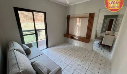 Apartamento com 1 quarto à venda, 48 m² por R$ 310.000 - Vila Guilhermina - Praia Grande/SP
