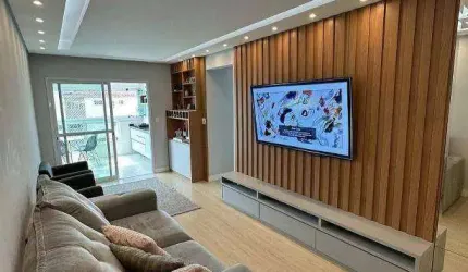 Apartamento com 2 quartos à venda, 83 m² por R$ 720.000 - Canto do Forte - Praia Grande/SP