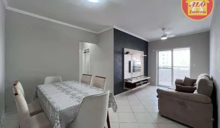 Apartamento com 2 quartos à venda, 73 m² por R$ 460.000 - Vila Guilhermina - Praia Grande/SP
