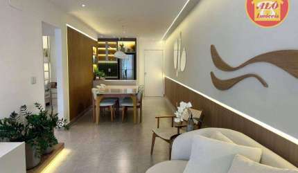 Apartamento com 2 quartos à venda, 101 m² por R$ 954.500 - Canto do Forte - Praia Grande/SP
