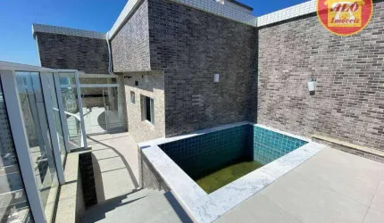 Cobertura com 4 dormitórios à venda, 218 m² por R$ 2.498.000,00 - Vila Guilhermina - Praia Grande/SP