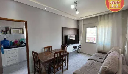 Apartamento com 2 quartos à venda, 57 m² por R$ 290.000 - Boqueirão - Praia Grande/SP