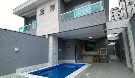 Sobrado com 3 quartos à venda, 151 m² por R$ 1.160.000 - Tupi - Praia Grande/SP