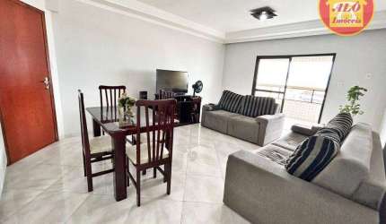 Apartamento com 3 quartos à venda, 116 m² por R$ 680.000 - Vila Guilhermina - Praia Grande/SP