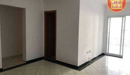 Apartamento com 3 quartos para alugar, 170 m² por R$ 5.572/mês - Tupi - Praia Grande/SP