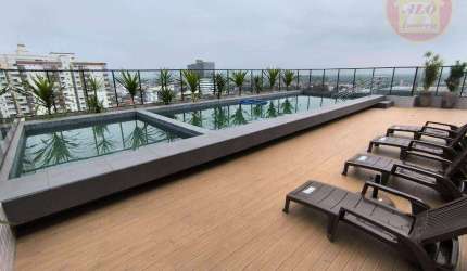 Apartamento com 2 quartos à venda, 71 m² por R$ 550.000 - Vila Guilhermina - Praia Grande/SP