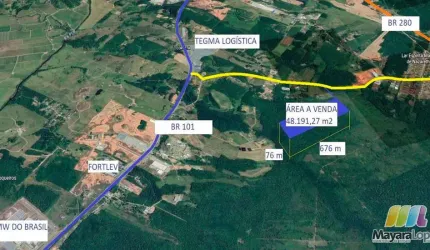 Terreno à venda, Corveta, Araquari, SC