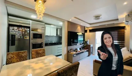 Apartamento com 2 quartos à venda na Rua Guilherme Jacob Buch, 22, Jardim Cidade de Florianópolis, São José, 62 m2 por R$ 430.000