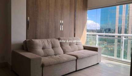 105278 Apartamento com 1 dormitório à venda, 72 m² por R$ 1.450.000 - Brooklin - São Paulo/SP