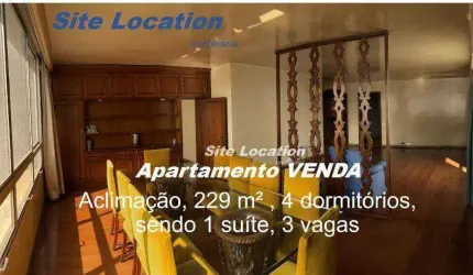 108625 Apartamento com 4 dormitórios à venda, 229 m² por R$ 1.580.000 - Aclimação - São Paulo/SP