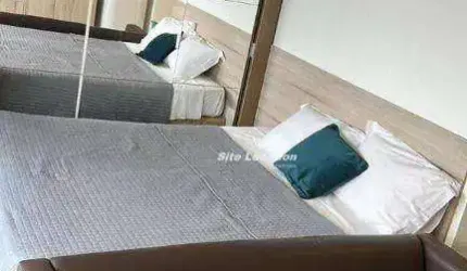 112155 Apartamento mobiliado com Varanda em condomínio com Lazer Completo. Ótima Localização
