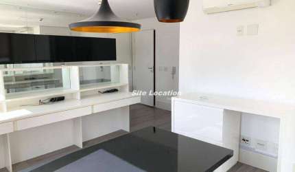 Conjunto para alugar, mobiliado, 35 m² por R$ 4.534/mês - Moema - São Paulo/SP