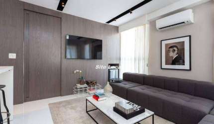 118104 Apartamento com 1 dormitório para alugar, 78 m² por R$ 16.250/mês - Vila Nova Conceição - São Paulo/SP