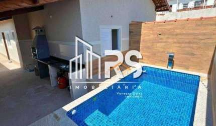 Casa com 2 dormitórios à venda por R$ 409.000 - Mongaguá/SP