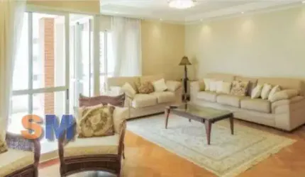Apartamento com 4 quartos para alugar na Alameda dos Aicás, Indianópolis, São Paulo, 200 m2 por R$ 13.000