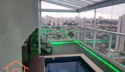 Cobertura à venda, 243 m² por R$ 3.800.000,00 - Ipiranga - São Paulo/SP