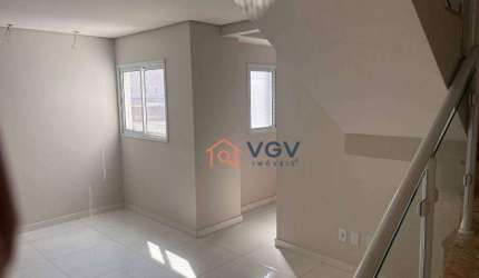 Cobertura de 99 m², 2 quartos e 2 vagas à venda  - Nova Gerti - São Caetano do Sul/SP