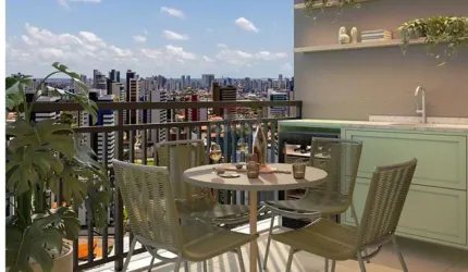 Apartamento para venda no condomínio MOOD CANDELÁRIA com duas tipologias, 59m² e 70m², a partir de R$ 426.000