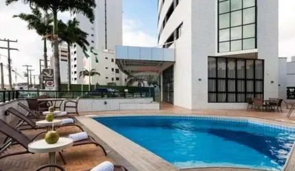 Flat  no Quality Suítes Ponta Negra - Conforto, Vista Mar e Localização Perfeita!