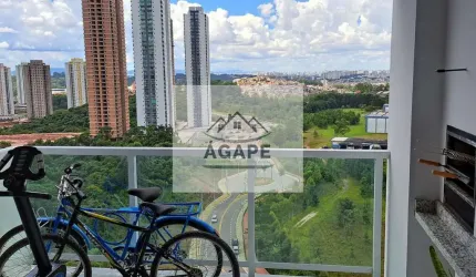 Lindo Apto 3 Dormitórios Mobiliado 1 Vaga  - Embu das Artes