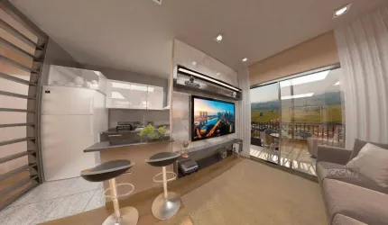 Apartamento com 2 dormitórios à venda, 65 m² por R$ 525.000,00 - Urbanova - São José dos Campos/SP