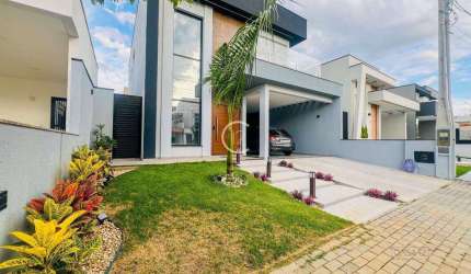 Sobrado mobiliado com 3 dormitórios à venda, 167 m² por R$ 1.400.000 - Condomínio Residencial Malibu - Caçapava/SP