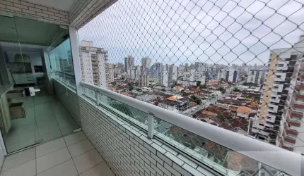 Apartamento 03 dormitórios sacada gourmet Guilhermina - R$ 4.300