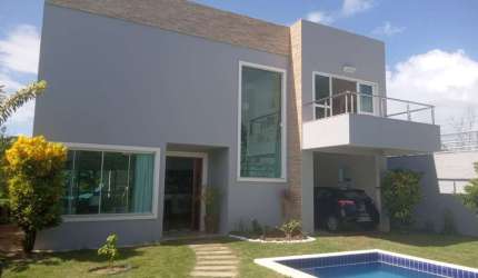Casa em condomínio fechado com 3 quartos à venda na Barra do Jacuípe, Camaçari , 280 m2 por R$ 1.500.000