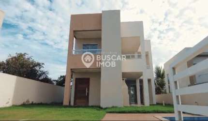 Casa em condomínio fechado com 4 quartos à venda no Estrada do Coco, Lauro de Freitas  por R$ 795.000