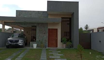 Casa em condomínio fechado com 2 quartos à venda no Abrantes, Camaçari  por R$ 930.000