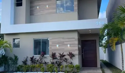 Casa em condomínio fechado com 2 quartos à venda no Abrantes, Camaçari  por R$ 780.000