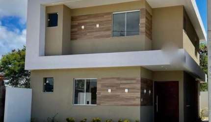 Casa em condomínio fechado com 3 quartos à venda no Abrantes, Camaçari  por R$ 780.000