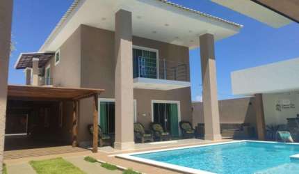 Casa em condomínio fechado com 3 quartos à venda no Monte Gordo, Camaçari  por R$ 1.290.000