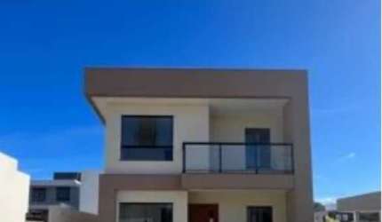 Casa em condomínio fechado com 4 quartos à venda no Abrantes, Camaçari  por R$ 795.000
